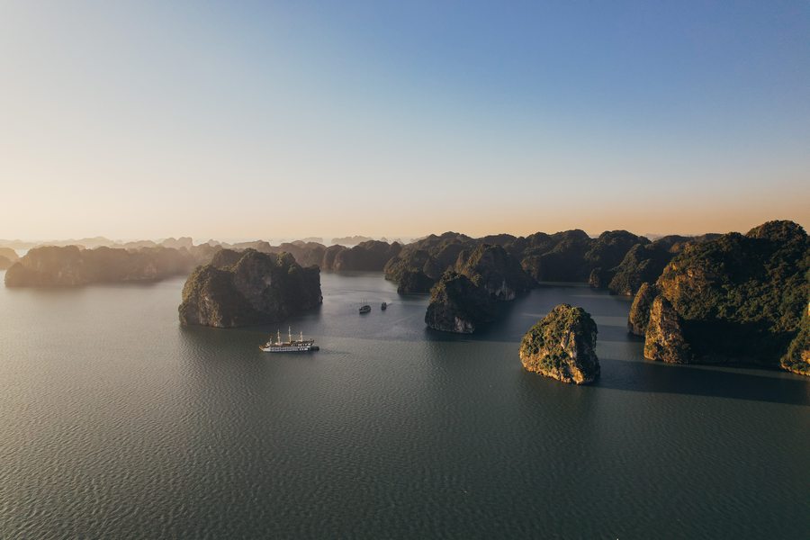 The Dragon Legend cruise on Bai Tu Long Bay